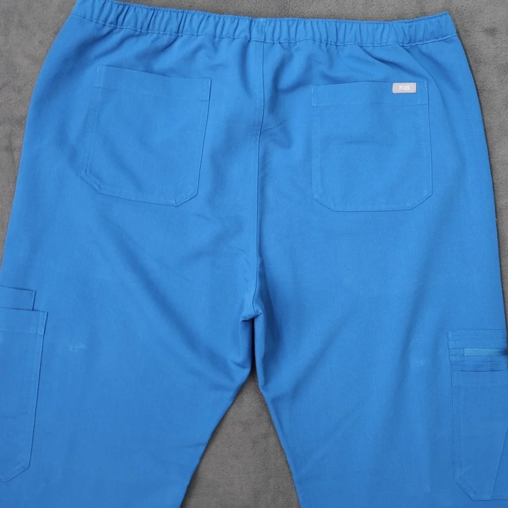 FIGS Scrub Pants Mens XL Blue Excellent Technical Collection Cargo TM3001